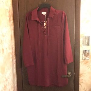 Mud Pie Lace Up Dress